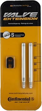 Continental SV Valve Extension Silver 20mm — Ferretería | Centro de Iluminación San Carlos