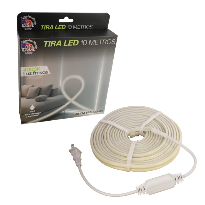 TIRA LED 10M IP65 LUZ FRESCA 4000K — Tiras LED | Centro de Iluminación San Carlos
