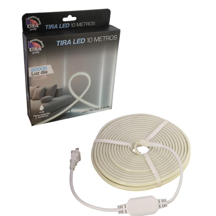 TIRA LED 10M IP65 LUZ DÍA 6000K — Tiras LED | Centro de Iluminación San Carlos