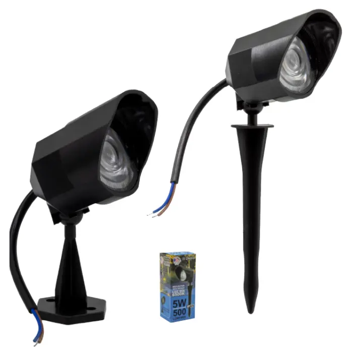 American Electric Lámpara LED con estaca para exterior Luz Día GZHW-BK-DIA — Lámparas para Exterior | Centro de Iluminación San Carlos