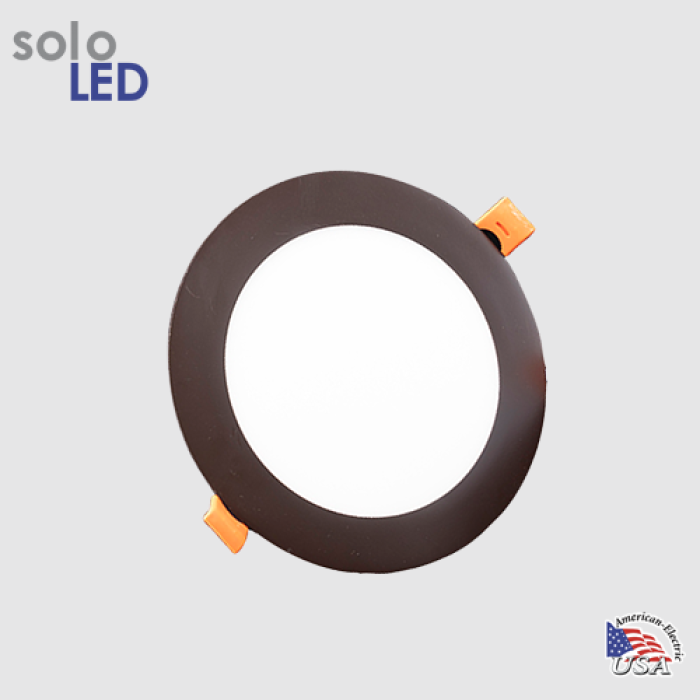 PLATO LED 6" 12W 3CCT BRONCE OSCURO (CAFÉ OSCURO) CON FUNCIÓN MEMORIA v.2 — Paneles LED | Centro de Iluminación San Carlos