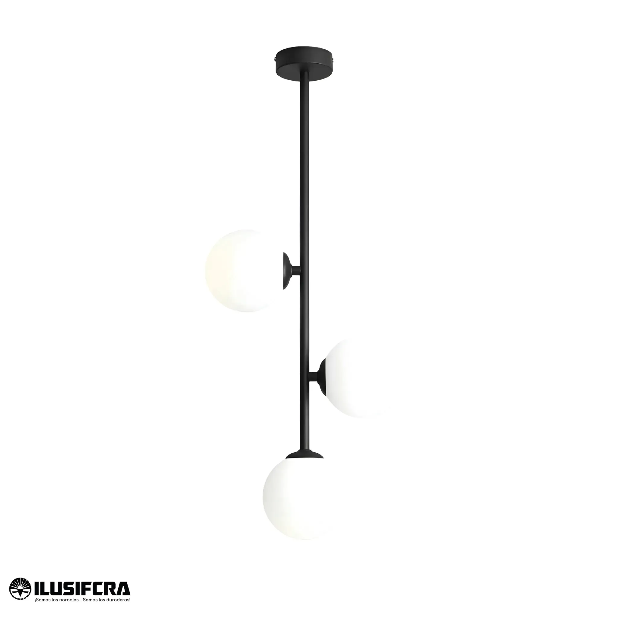 LAMPARA COLGAR 2003-3 ESTILO ITALIANA 3 ESFERAS — Lámparas de Colgar | Centro de Iluminación San Carlos