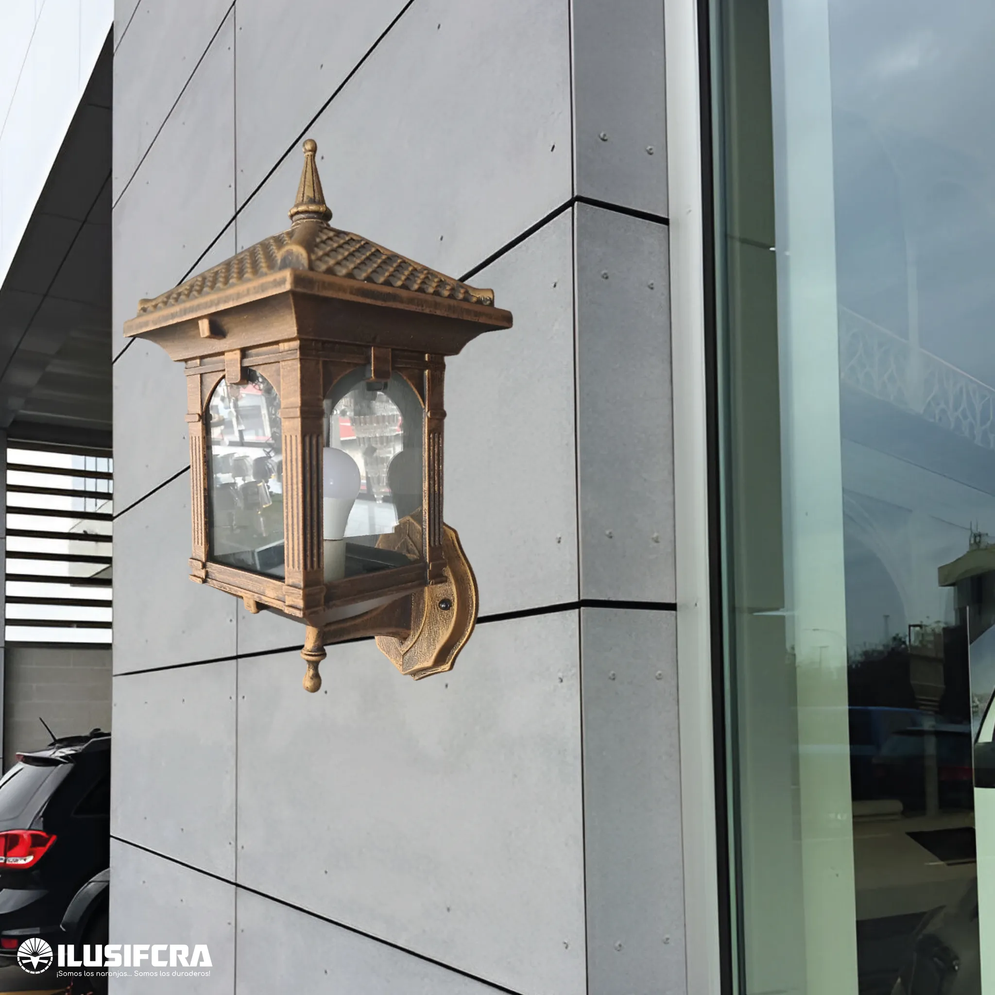 FAROL DE EXTERIOR DORADO 60692/1W — Lámparas para Exterior | Centro de Iluminación San Carlos