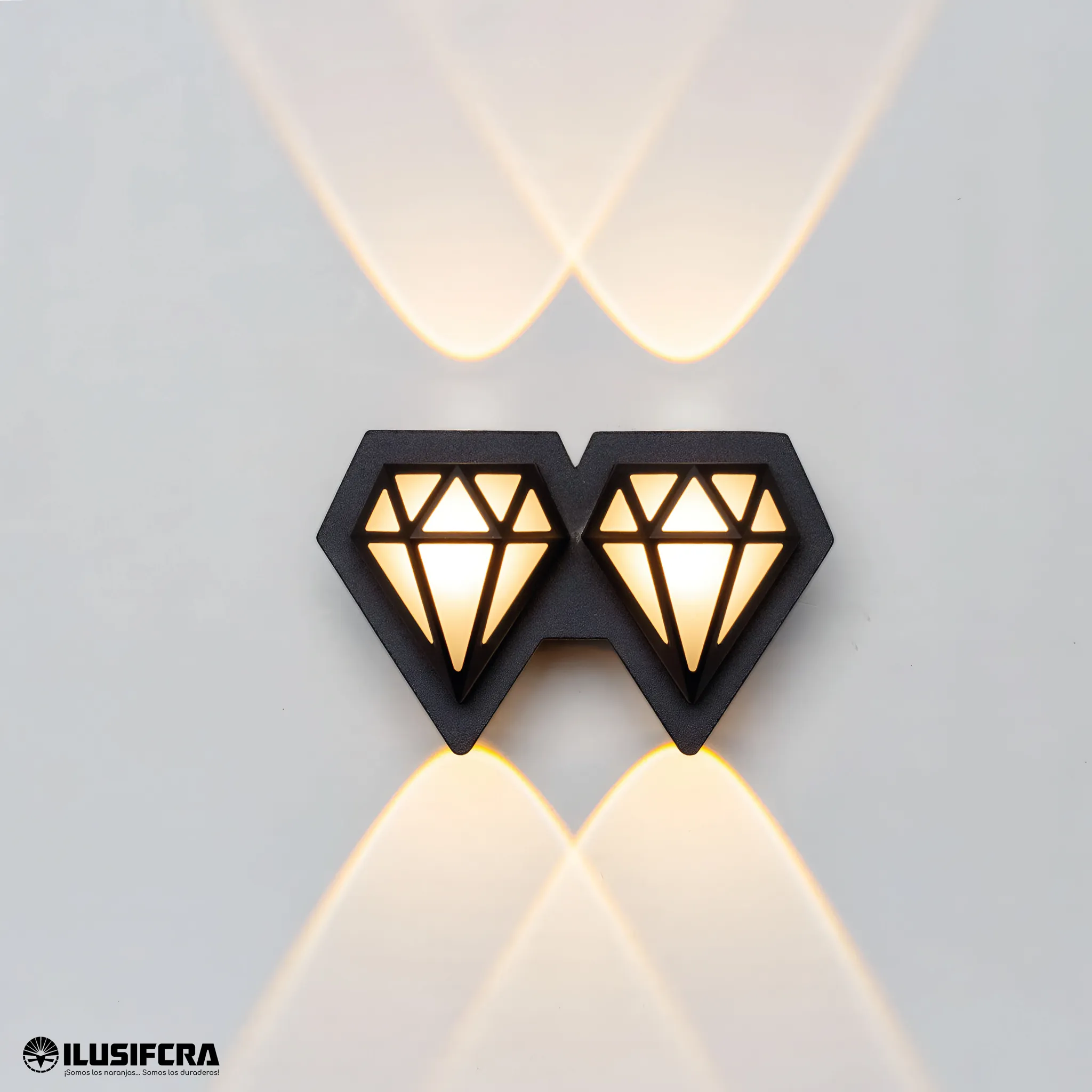 APLIQUE LED PARA PARED 2 LUCES OS-W249/4-6W — Apliques LED de Pared | Centro de Iluminación San Carlos