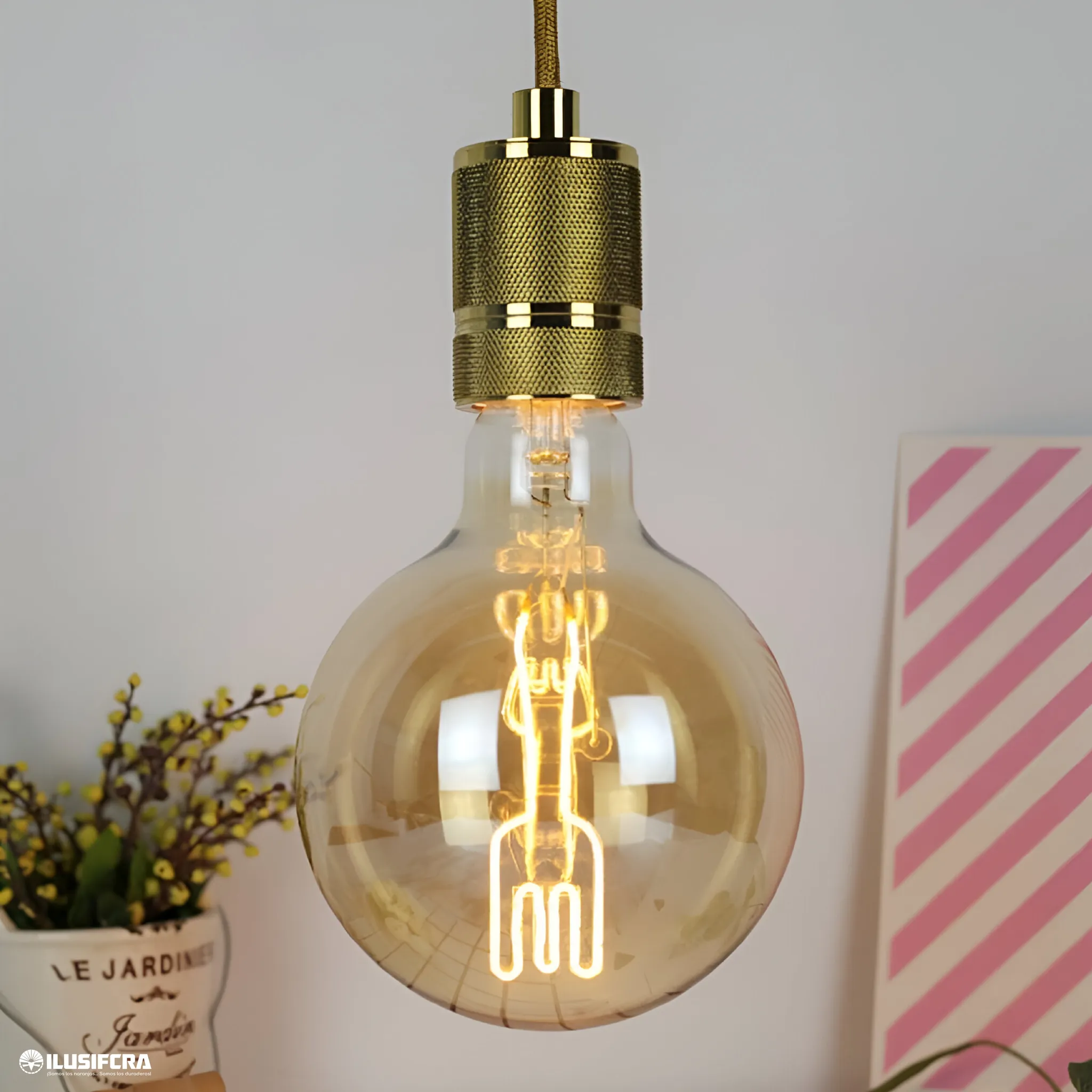 BOMBILLO VINTAGE G125D CUBIERTO — Bombillería | Centro de Iluminación San Carlos
