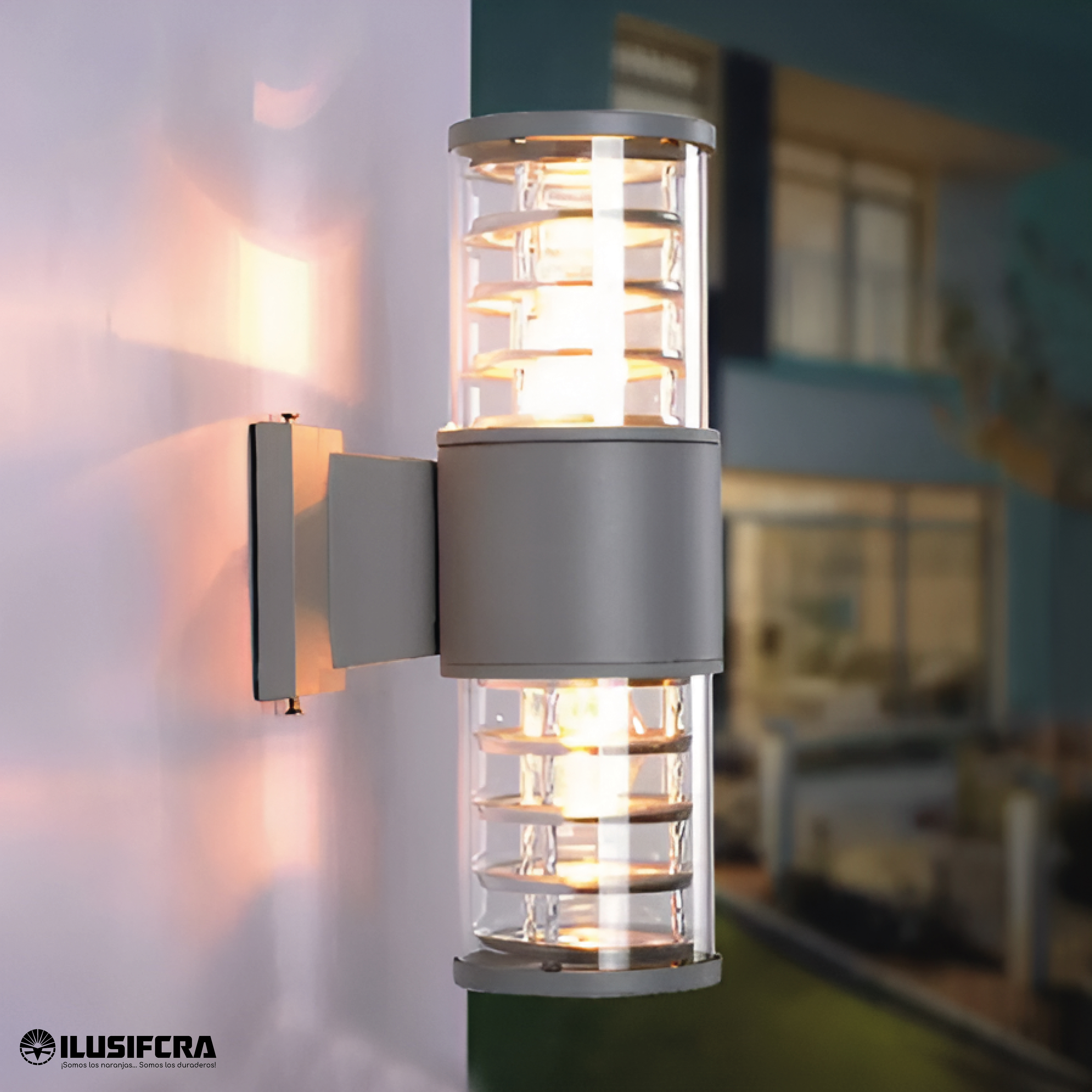 LÁMPARA EXTERIOR SZ-2205 CROMADO — Lámparas para Exterior | Centro de Iluminación San Carlos