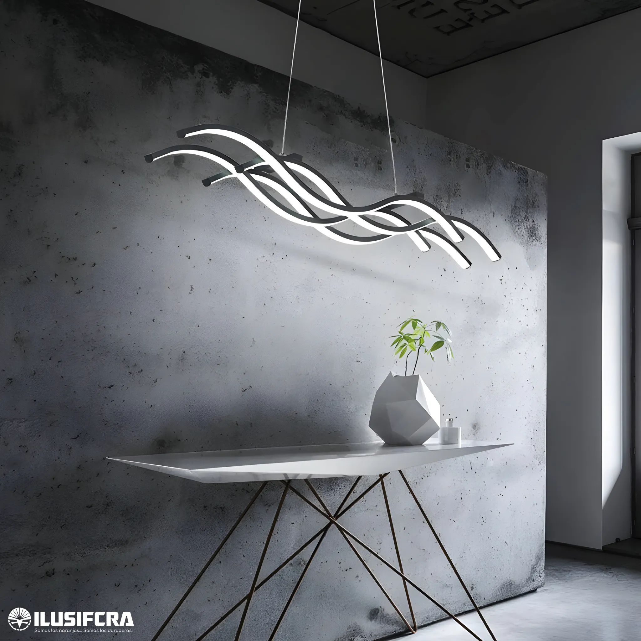 LAMPARA DE COLGAR TRITONO NORDICA SX322-1 — Lámparas de Colgar | Centro de Iluminación San Carlos