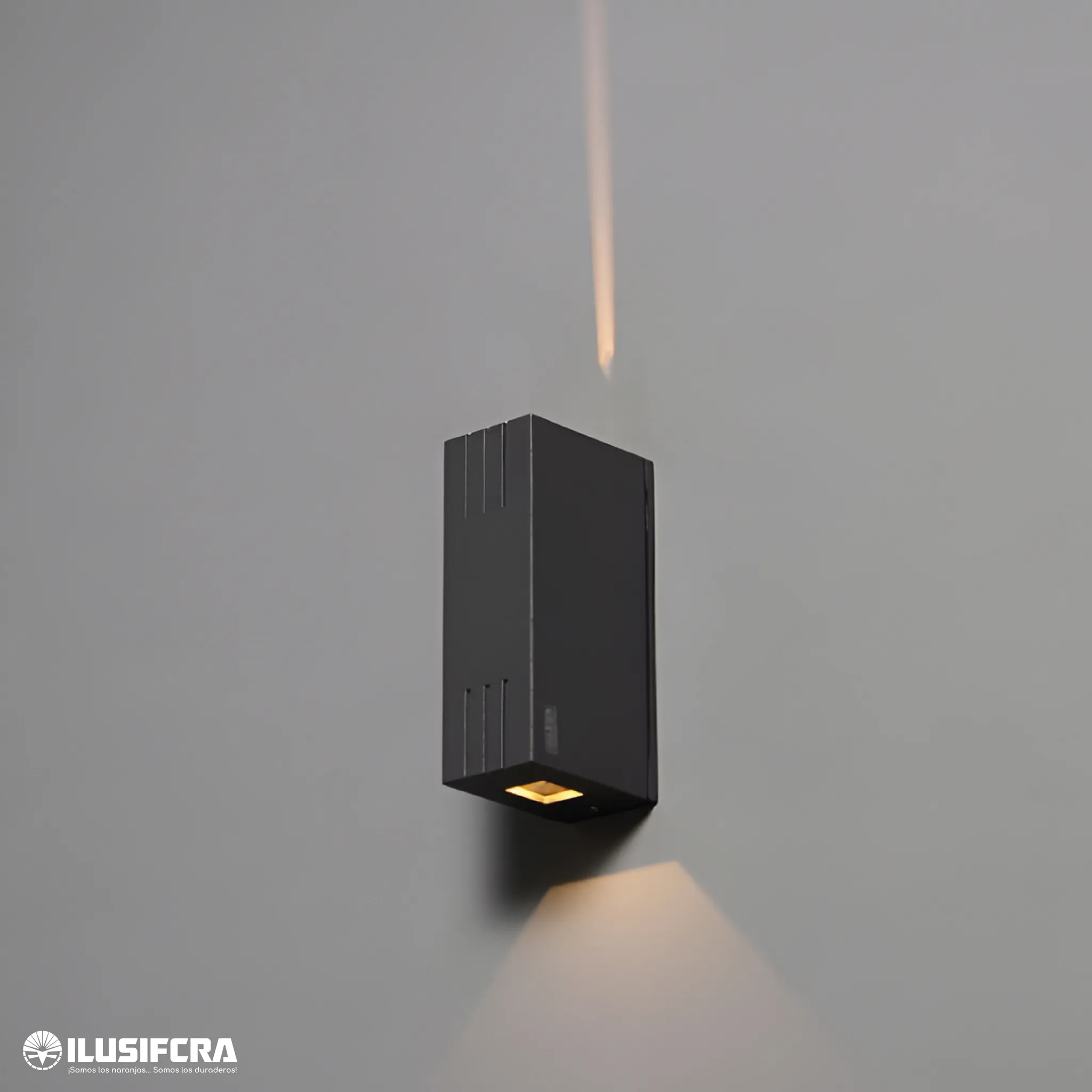 APLIQUE LED 2055-2 CUADRADO BK-WW — Apliques LED de Pared | Centro de Iluminación San Carlos