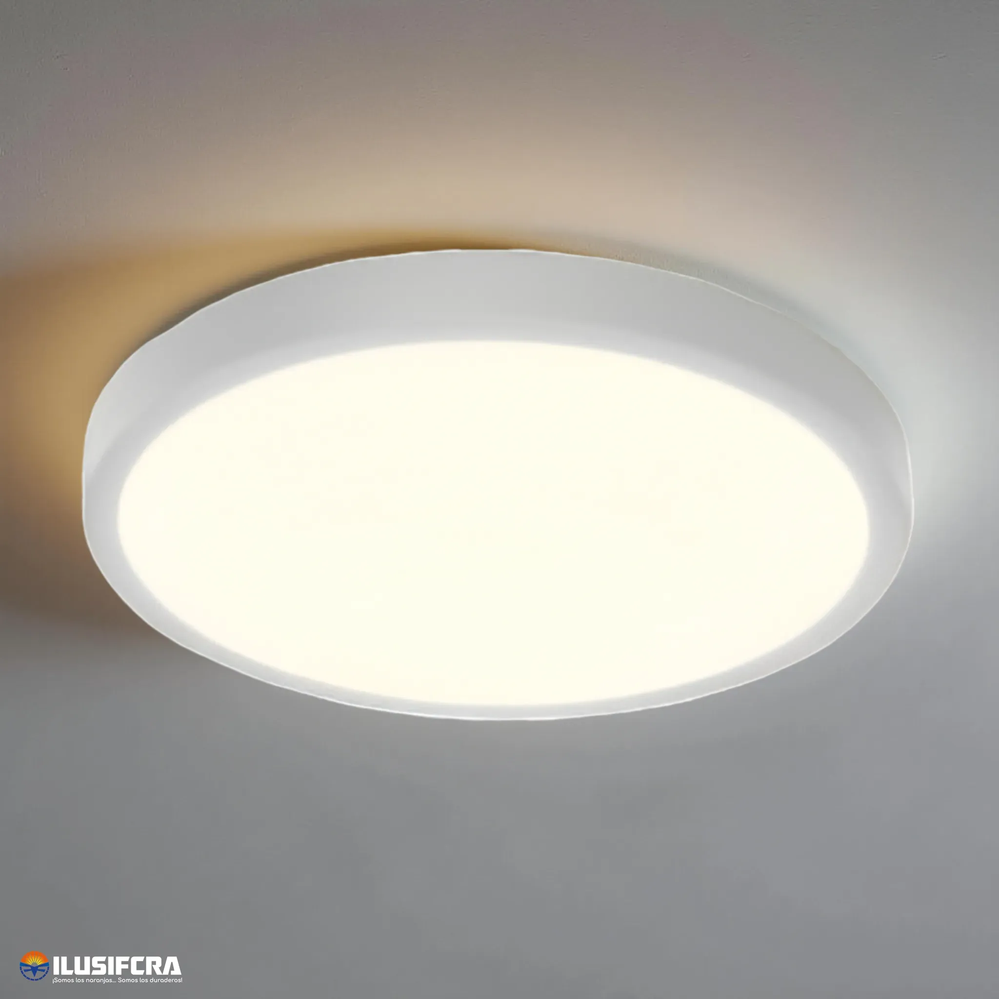 LÁMPARA DE TECHO LED BORDE PLATEADO U18/X7-1-400MM — Lámparas de techo | Centro de Iluminación San Carlos