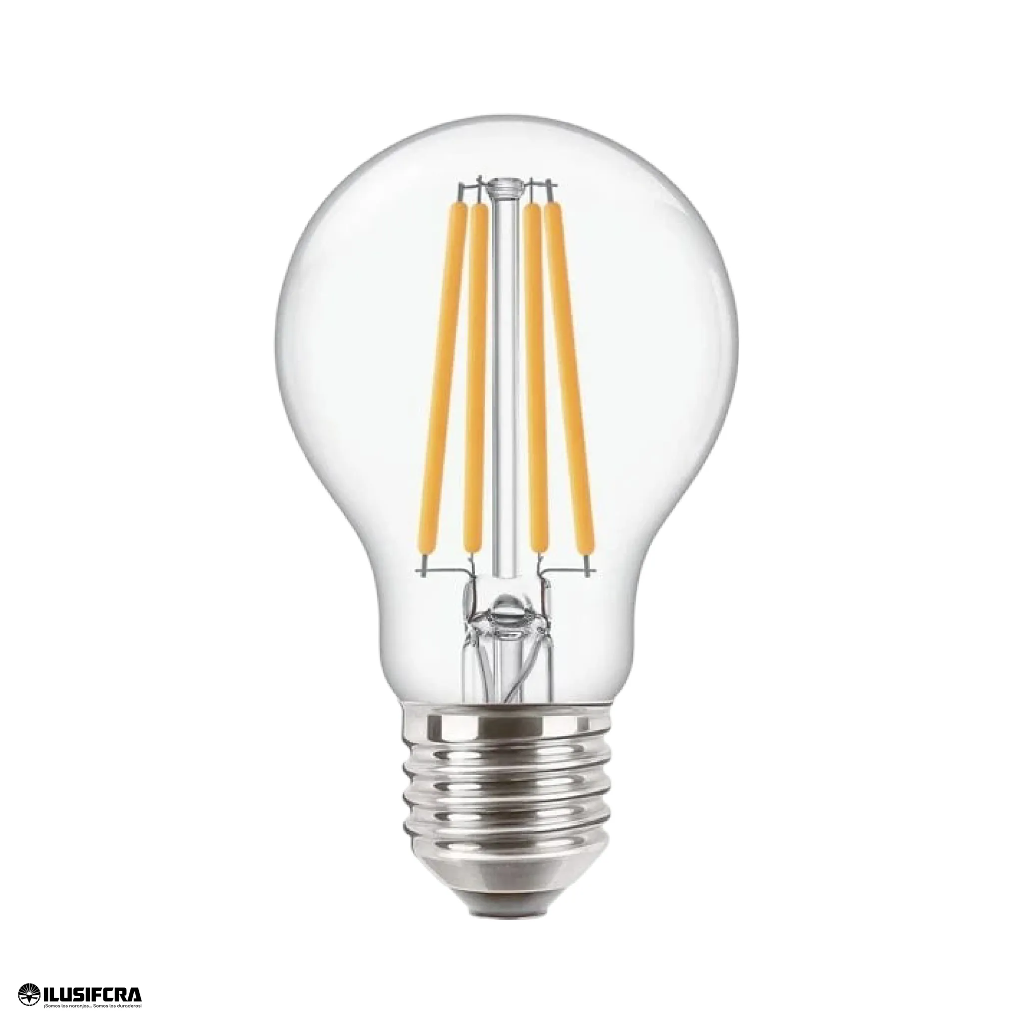 BOMBILLO LED A60 BLANCO REDONDO 4W 2700K ILUSIFCRA — Bombillos LED | Centro de Iluminación San Carlos
