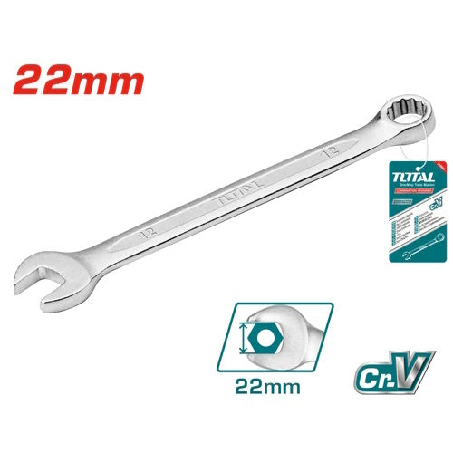 LLAVE COMBINADA DE 22mm TCSPA221 TOTAL TOOLS — Herramientas | Centro de Iluminación San Carlos