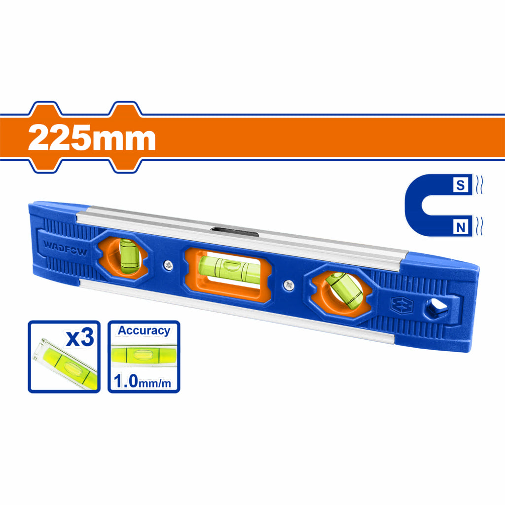 Mini Nivel De Burbuja De 225Mm Wadfow WSL4310 — Herramientas | Centro de Iluminación San Carlos